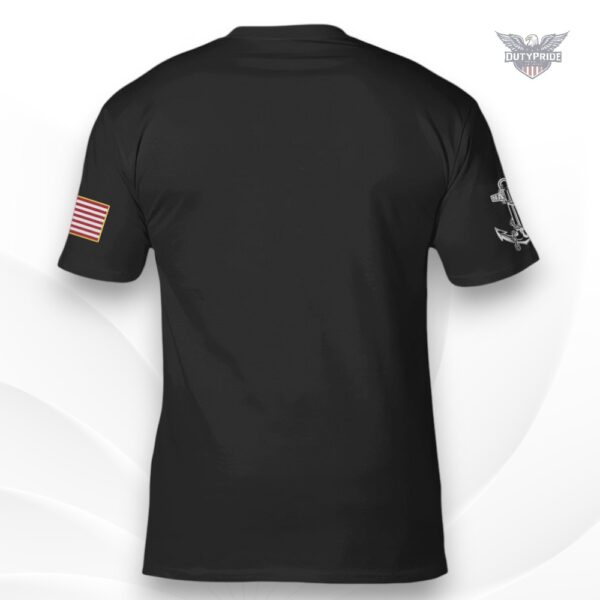 Navy ship sunset shirt