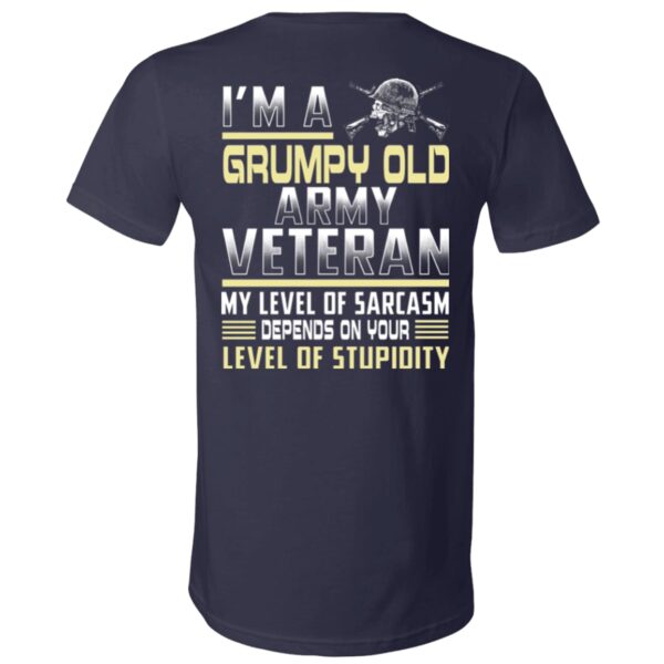I'm A Grump Old Army Veteran - Men Back Shirt