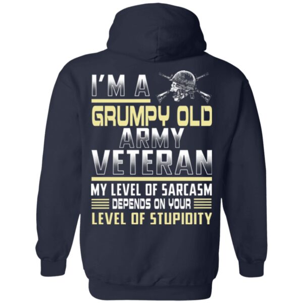 I'm A Grump Old Army Veteran - Men Back Shirt