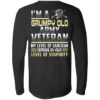 I'm A Grump Old Army Veteran - Men Back Shirt