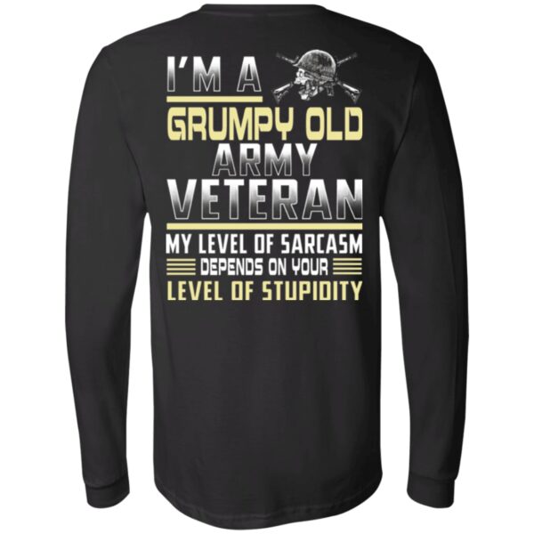 I'm A Grump Old Army Veteran - Men Back Shirt