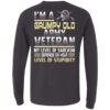 I'm A Grump Old Army Veteran - Men Back Shirt