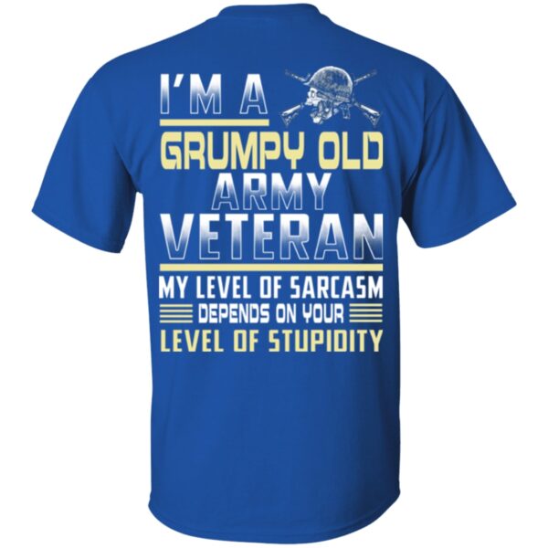 I'm A Grump Old Army Veteran - Men Back Shirt