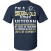 I'm A Grump Old Army Veteran - Men Back Shirt