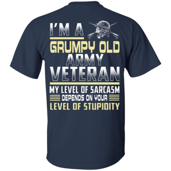 I'm A Grump Old Army Veteran - Men Back Shirt