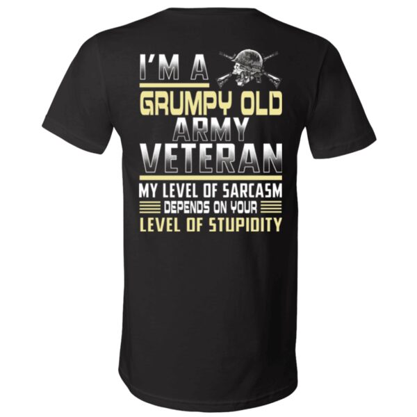 I'm A Grump Old Army Veteran - Men Back Shirt