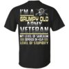 I'm A Grump Old Army Veteran - Men Back Shirt