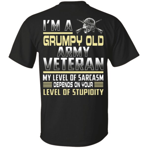 I'm A Grump Old Army Veteran - Men Back Shirt