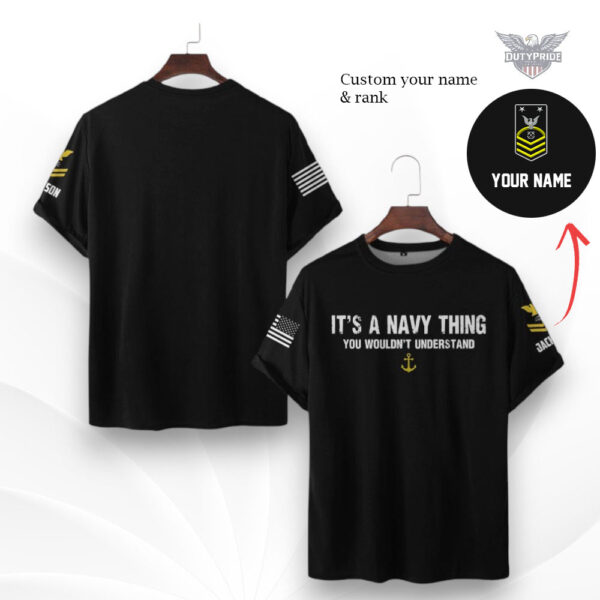 it’s a navy thing shirt