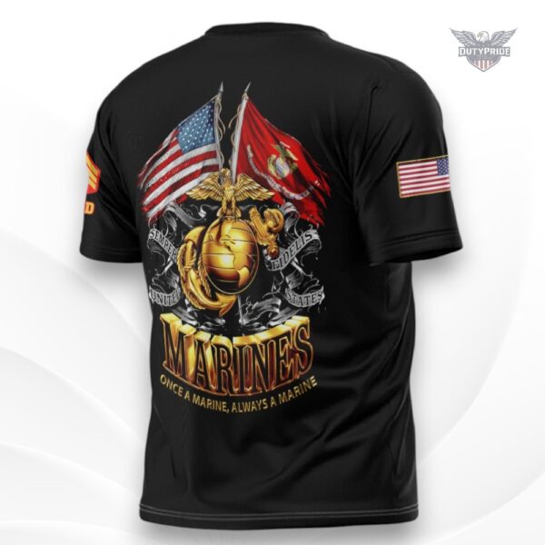 once a marine always a marine t shirt