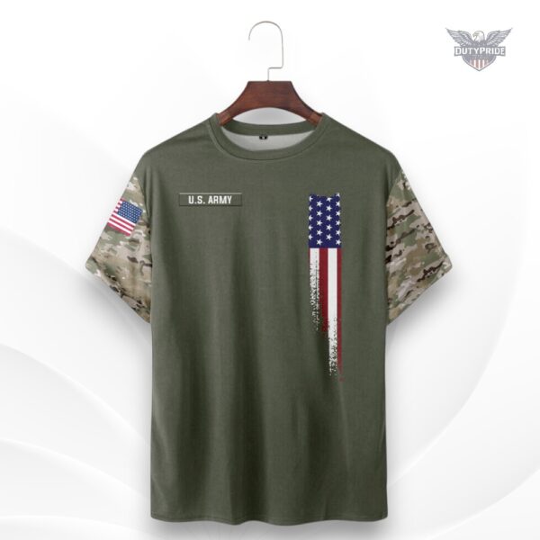 military army graphic t-shirt