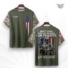 military army graphic t-shirt