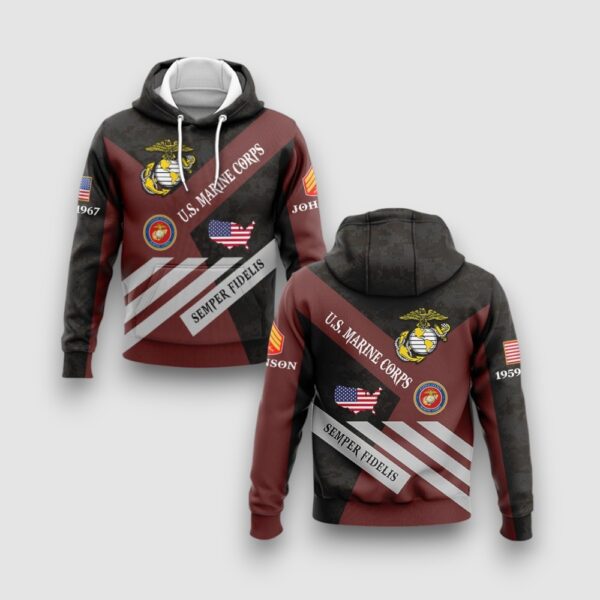 USMC custom hoodie