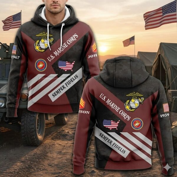 USMC custom hoodie