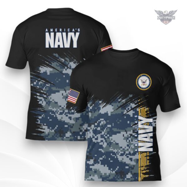 navy digital camo t shirt