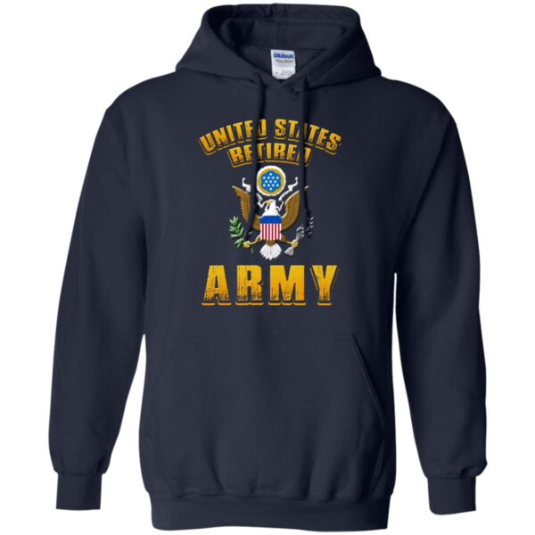 Us Retired Army Veteran FronShirt (T-shirt, Hoodie, Long Sleeve)