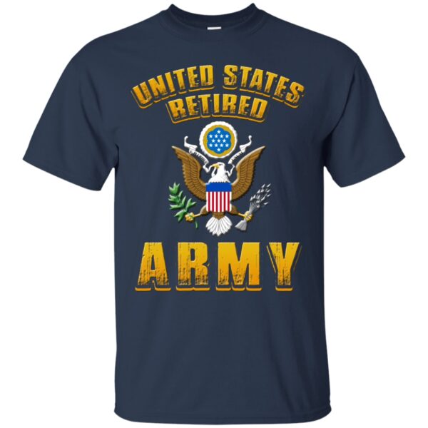 Us Retired Army Veteran FronShirt (T-shirt, Hoodie, Long Sleeve)