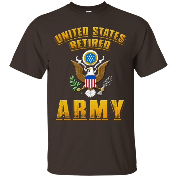 Us Retired Army Veteran FronShirt (T-shirt, Hoodie, Long Sleeve)