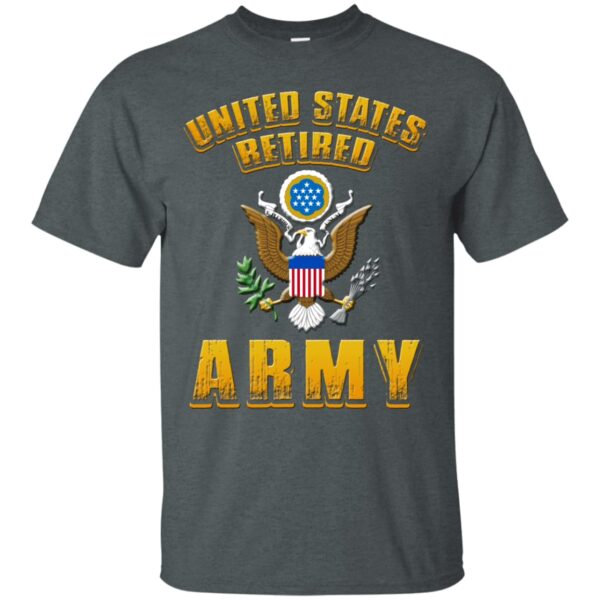 Us Retired Army Veteran FronShirt (T-shirt, Hoodie, Long Sleeve)