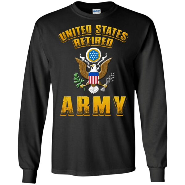Us Retired Army Veteran FronShirt (T-shirt, Hoodie, Long Sleeve)