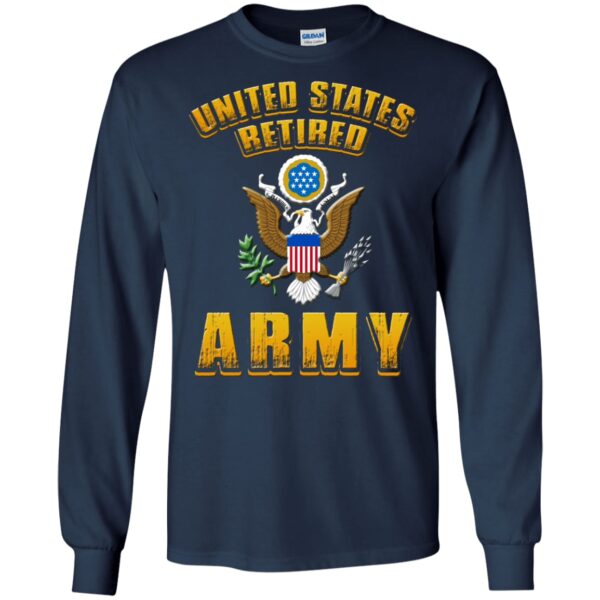 Us Retired Army Veteran FronShirt (T-shirt, Hoodie, Long Sleeve)