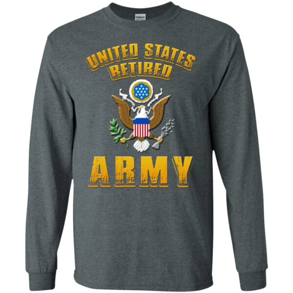 Us Retired Army Veteran FronShirt (T-shirt, Hoodie, Long Sleeve)