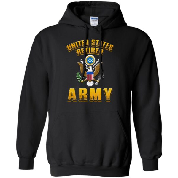 Us Retired Army Veteran FronShirt (T-shirt, Hoodie, Long Sleeve)