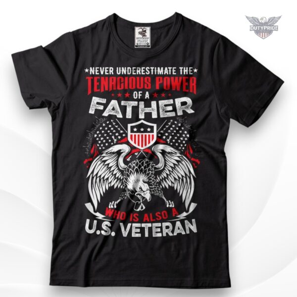 US veteran father T‑shirt