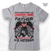 US veteran father T‑shirt