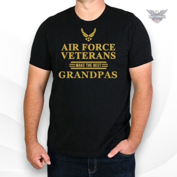 air force veteran grandpa shirt