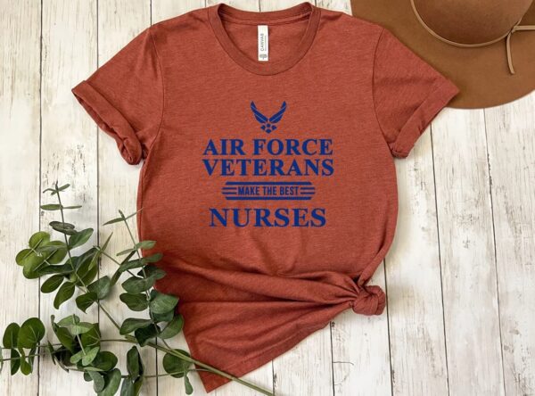 air force veteran nurse shirt