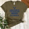 air force veteran nurse shirt