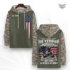 army camouflage veteran hoodie