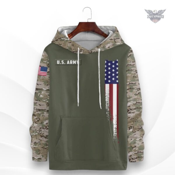 army camouflage veteran hoodie