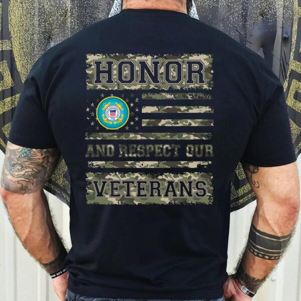 Coast Guard honor our veterans shirt