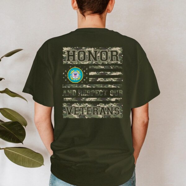 Coast Guard honor our veterans shirt
