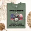 faithful to god country and corps shirt faithful to god country and corps shirt