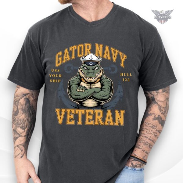 gator navy veteran shirt