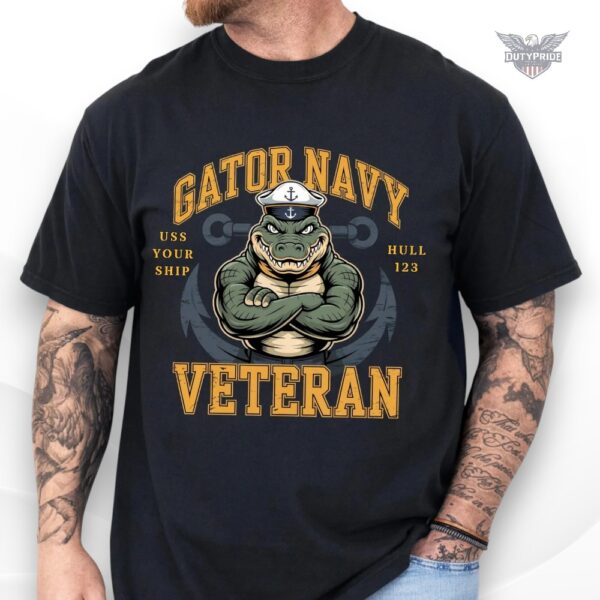 gator navy veteran shirt