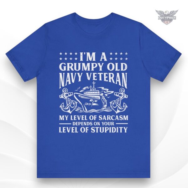 grumpy old navy veteran shirt