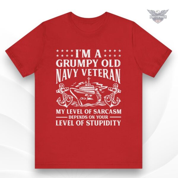 grumpy old navy veteran shirt