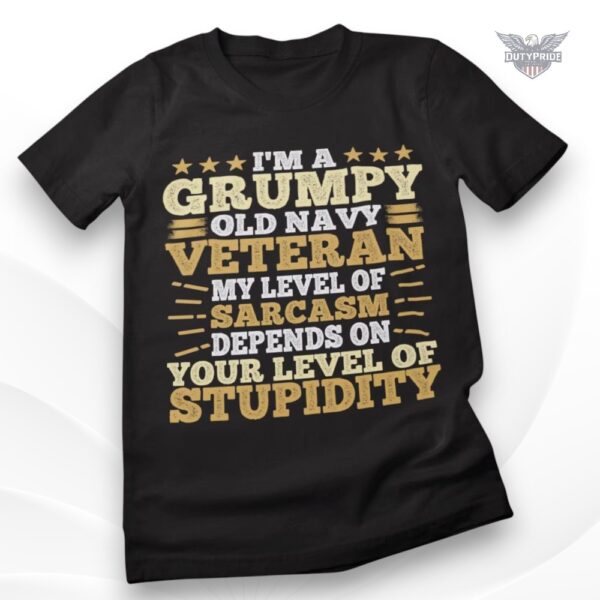 Grumpy Old Navy Veteran T-Shirt