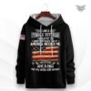 i am a female veteran hoodie
