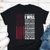 i will military oath t-shirt