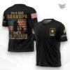 Army veteran dad grandpa shirt