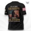 Army veteran dad grandpa shirt