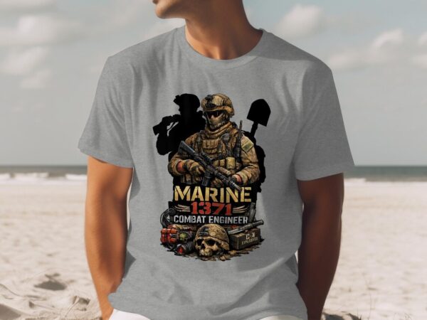 marine 1371 combat engineer shirt