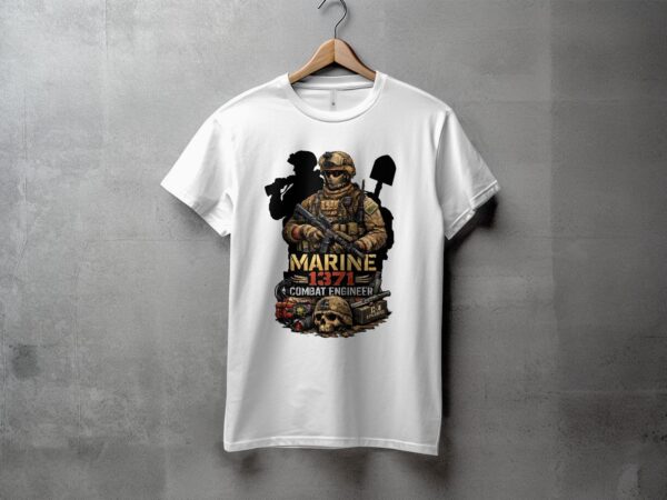 marine 1371 combat engineer shirt