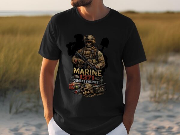 marine 1371 combat engineer shirt