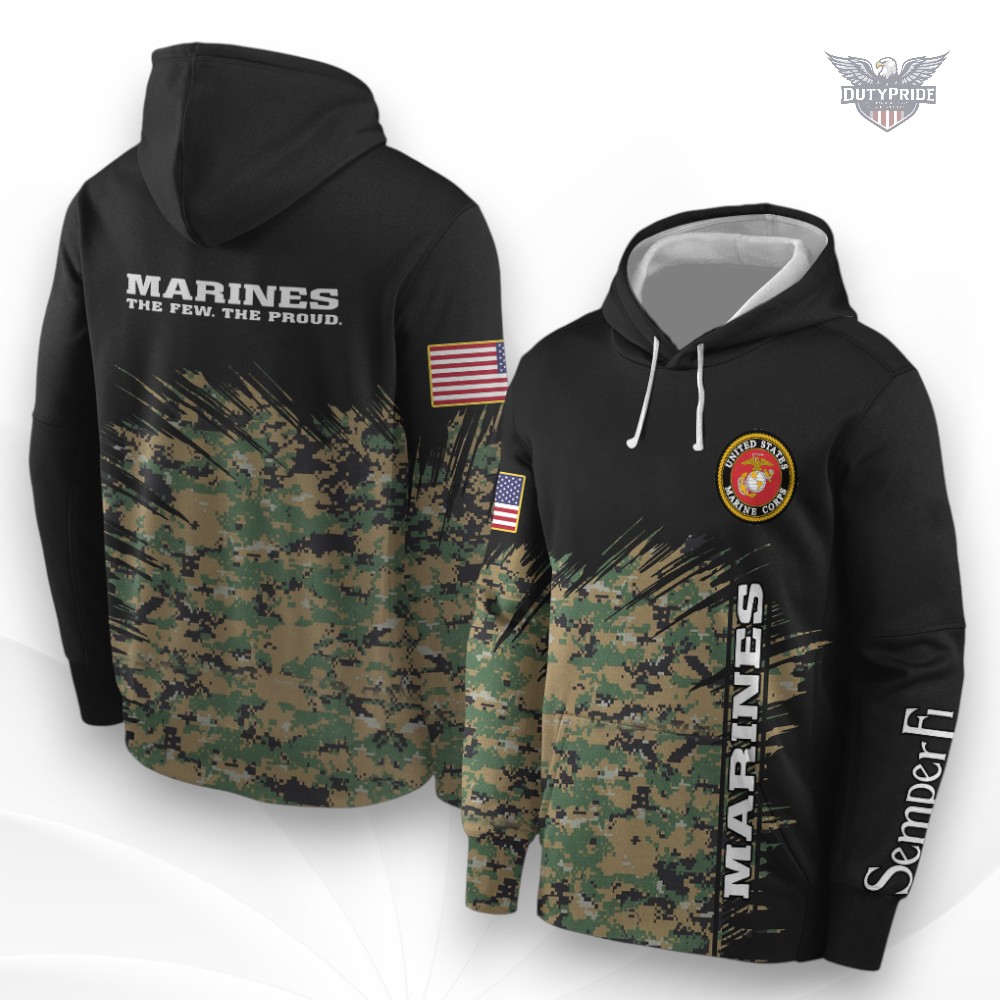 marine corps camo hoodie
